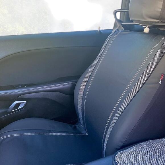 CAR PASS Black Diamond Leather Bling/Rhinestone  Car Seat Cover Full Set | NEW - Picture 11 of 11